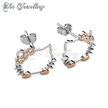 Swarovski Crystals Kitten Set - Her Jewellery