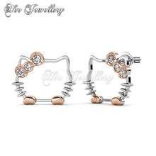 Swarovski Crystals Kitten Set - Her Jewellery