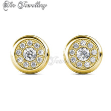 Swarovski Crystals Knob Earrings - Her Jewellery