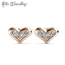 Swarovski Crystals Kolina Set (Rose Gold) - Her Jewellery
