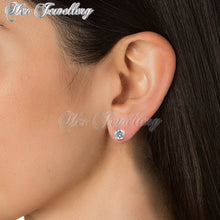 Swarovski Crystals Kristine Earrings‏ (Rose Gold) - Her Jewellery
