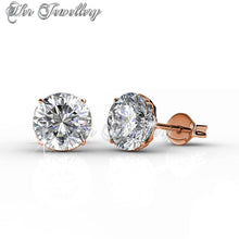 Swarovski Crystals Kristine Earrings‏ (Rose Gold) - Her Jewellery