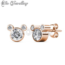 Swarovski Crystals Little Bear Earrings - Her Jewellery