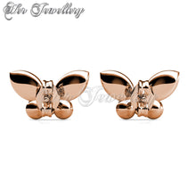 Swarovski Crystals Little Butterfly Earrings - Her Jewellery