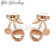 Swarovski Crystals Little Cherry Earrings - Her Jewellery