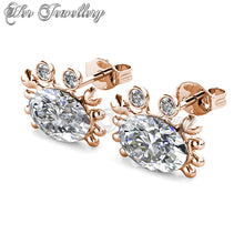 Swarovski Crystals Little Crab Earrings - Her Jewellery