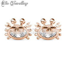 Swarovski Crystals Little Crab Earrings - Her Jewellery