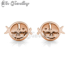 Swarovski Crystals Little Fugu Earrings - Her Jewellery