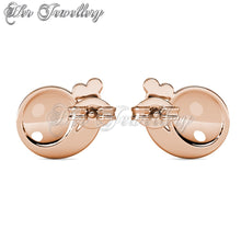 Swarovski Crystals Little Snail Earrings - Her Jewellery