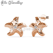 Swarovski Crystals Little Starfish Earrings - Her Jewellery