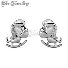 Swarovski Crystals Little Trojan Earrings - Her Jewellery