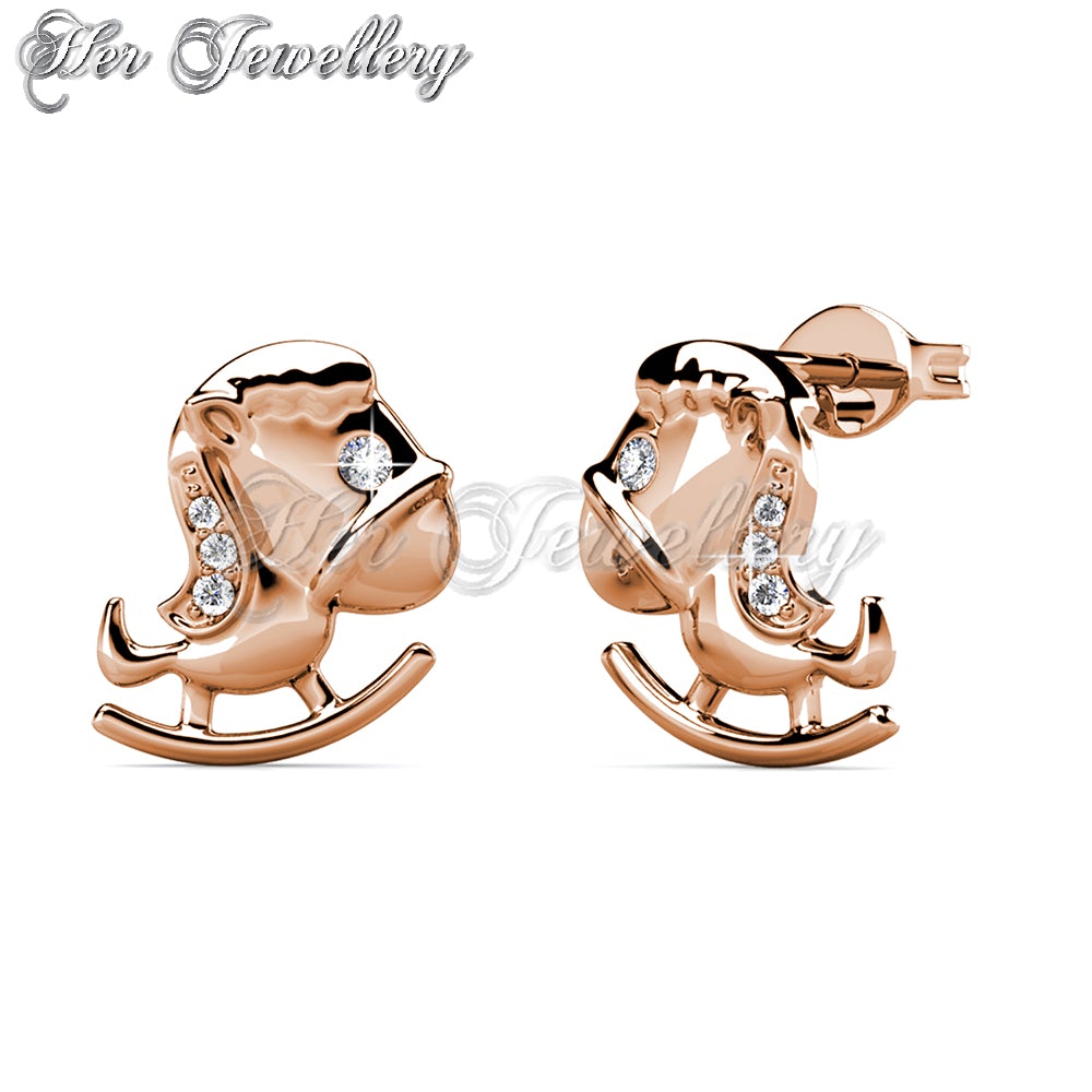 Swarovski Crystals Little Trojan Earrings - Her Jewellery