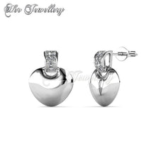 Swarovski Crystals Love Tag Set - Her Jewellery