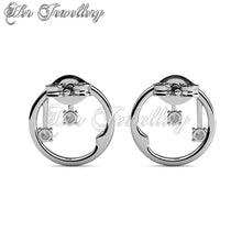 Swarovski Crystals Luna Earrings - Her Jewellery