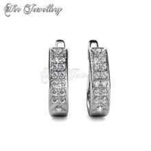 Swarovski Crystals Meg Hoop Earrings‏ - Her Jewellery