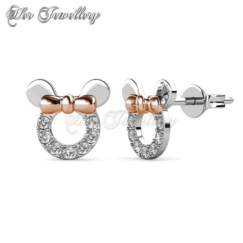Swarovski Crystals Micky Earrings‏ - Her Jewellery