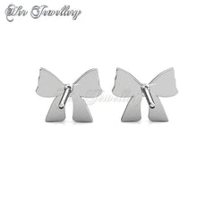 Swarovski Crystals Mini Ribbon Earrings‏ - Her Jewellery