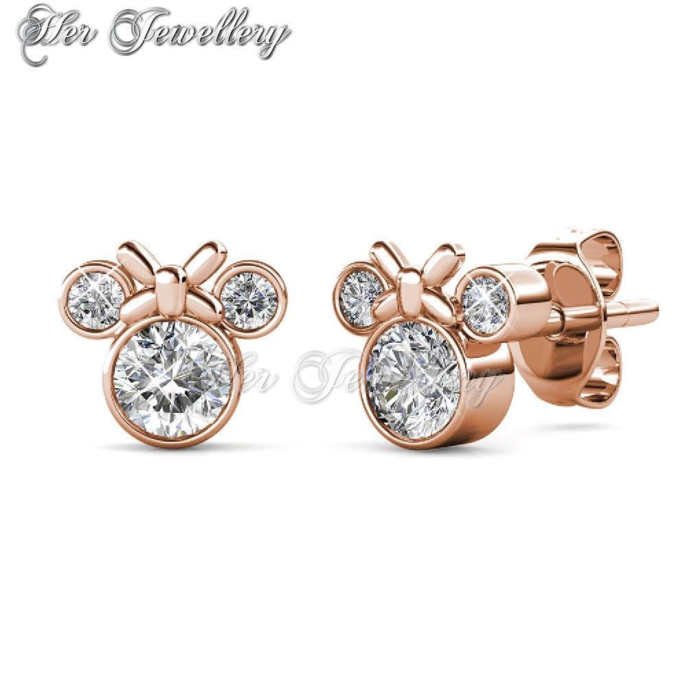 Swarovski Crystals Minnie Earrings - Her Jewellery