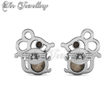 Swarovski Crystals Mousy Earrings - Her Jewellery