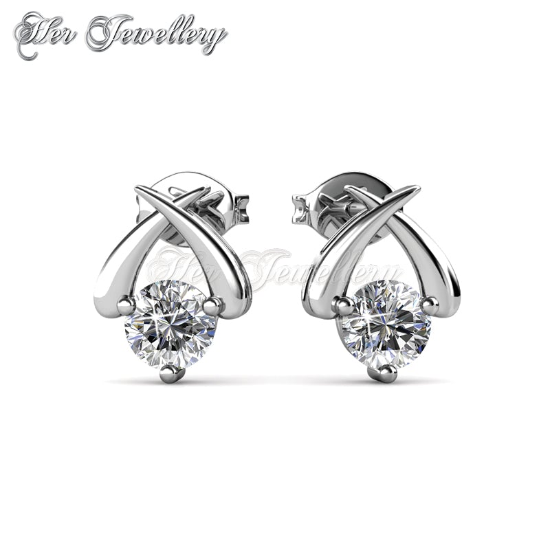 Swarovski Crystals Myth Earrings - Her Jewellery