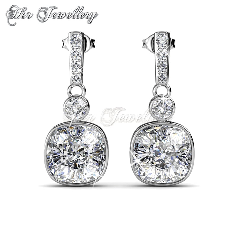 Swarovski Crystals Neville Earrings‏ - Her Jewellery