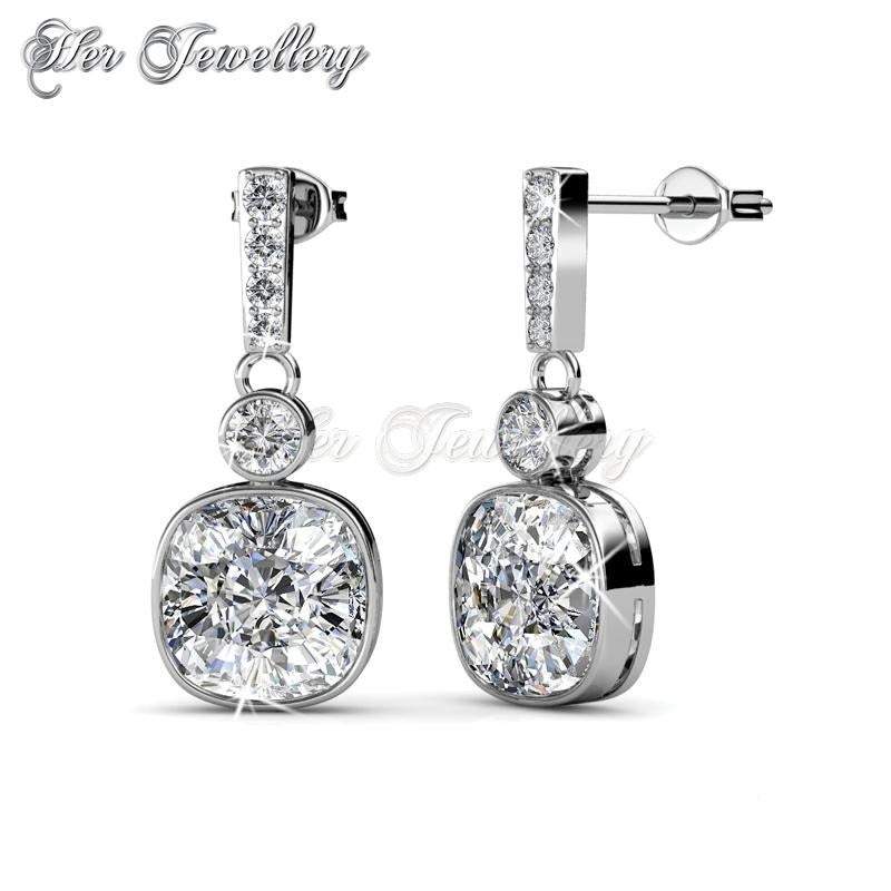 Swarovski Crystals Neville Earrings‏ - Her Jewellery