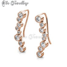 Swarovski Crystals Octa Circle Earrings - Her Jewellery