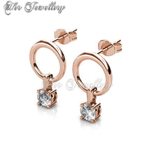 Swarovski Crystals Octavia Set (Rose Gold) - Her Jewellery