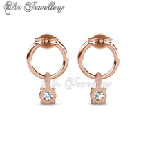 Swarovski Crystals Octavia Set (Rose Gold) - Her Jewellery