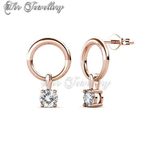 Swarovski Crystals Octavia Set (Rose Gold) - Her Jewellery