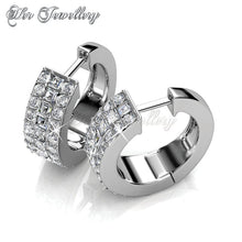 Swarovski Crystals Olena Clip Earrings - Her Jewellery