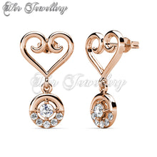 Swarovski Crystals Olesya Dangling Earrings - Her Jewellery