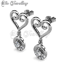 Swarovski Crystals Olesya Dangling Earrings - Her Jewellery