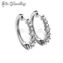 Swarovski Crystals Pam Clip Earrings‏ - Her Jewellery