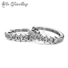 Swarovski Crystals Pam Clip Earrings‏ - Her Jewellery