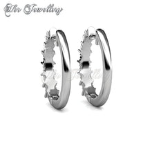 Swarovski Crystals Pam Clip Earrings‏ - Her Jewellery