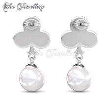Swarovski Crystals Pearlie Club Earrings - Her Jewellery