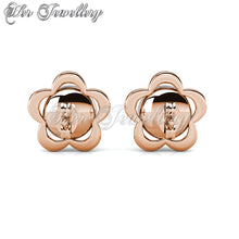 Swarovski Crystals Pearlie Floral Earrings - Her Jewellery