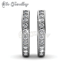 Swarovski Crystals Perry Clip Earrings - Her Jewellery