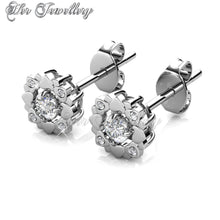 Swarovski Crystals Petal Love Earrings‏ - Her Jewellery