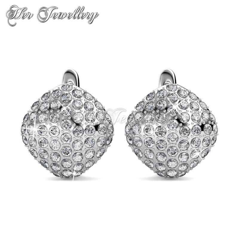 Swarovski Crystals Peyton Clip Earrings - Her Jewellery