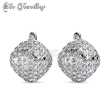 Swarovski Crystals Peyton Clip Earrings - Her Jewellery