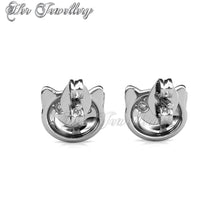 Swarovski Crystals Piggy Earrings - Her Jewellery