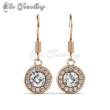 Swarovski Crystals Reese Set (Rose Gold) - Her Jewellery