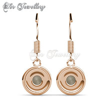 Swarovski Crystals Reese Set (Rose Gold) - Her Jewellery