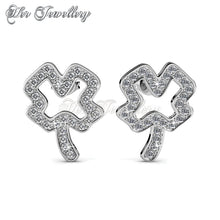 Swarovski Crystals Shamrock Set - Her Jewellery