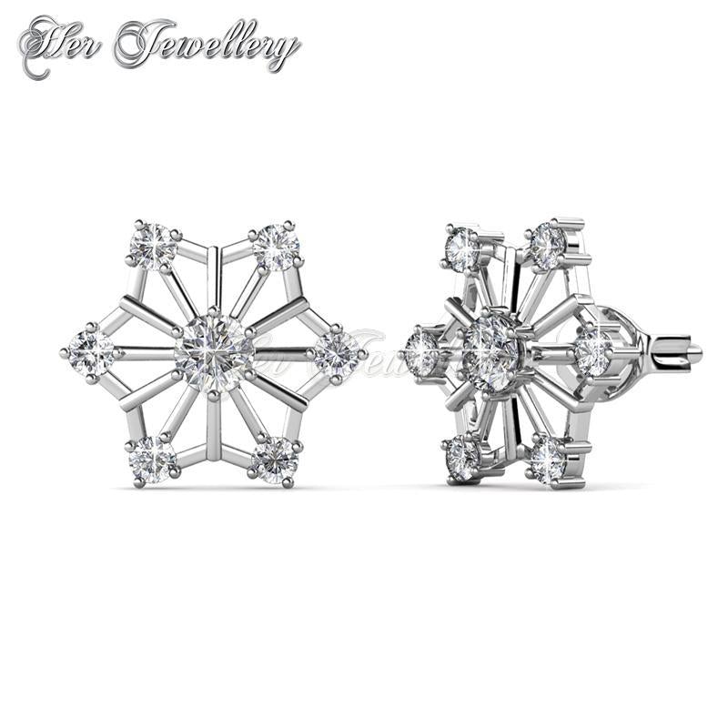 Swarovski Crystals Snowflakes Set - Her Jewellery