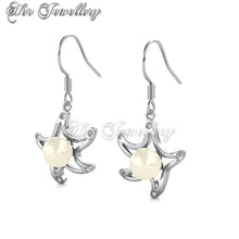 Starfish Pearl Earrings