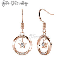 Swarovski Crystals Stellar Set (Rose Gold) - Her Jewellery