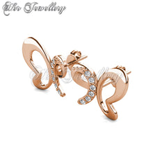 Swarovski Crystals Sweety Butterfly Earrings - Her Jewellery
